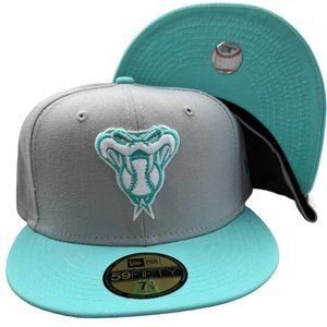 New Era Arizona Diamondbacks Two Tone 59FIFTY Fitted Hat Cap Gray